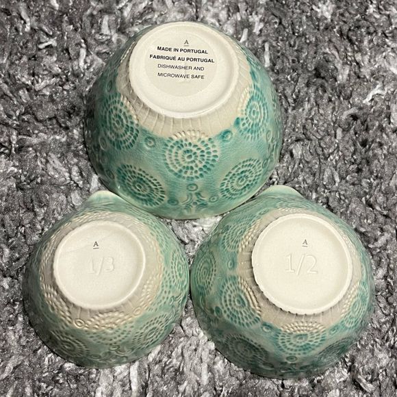 NIB Anthropologie Old Havana Measuring Cups -Set of 3 - Picture 5 of 7